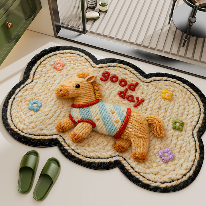 Speelse Dierenthema Vloerkleed