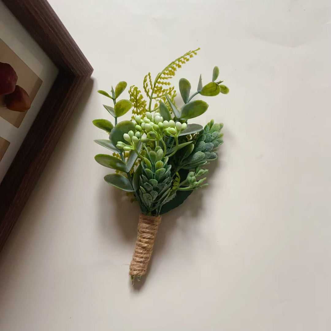 Elegante Faux Groene Corsage