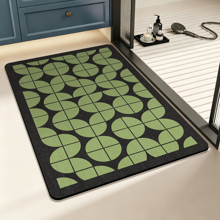 Geometrisch Geruit Vloerkleed