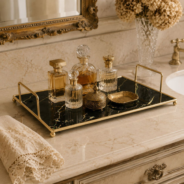 Decoratieve Marmer Tray