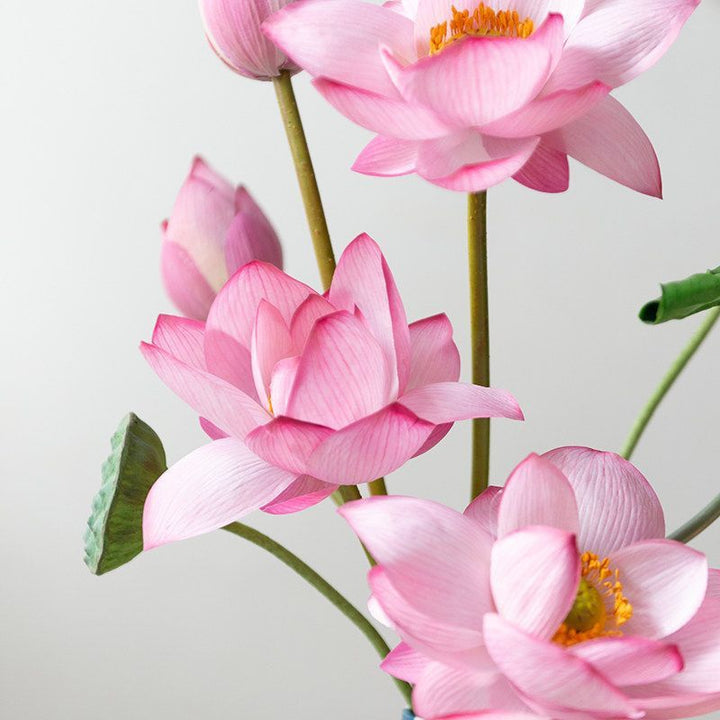 Realistische Lotus Bloem Arrangement