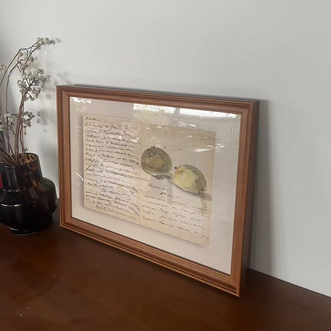 Vintage Botanische Illustratie Ingelijste Kunst