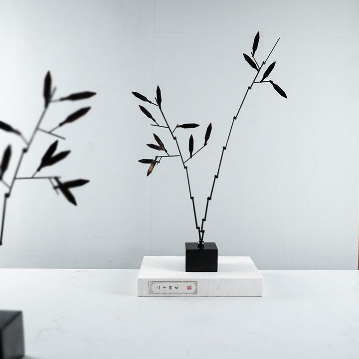 Minimalistische Metaalblad Sculptuur