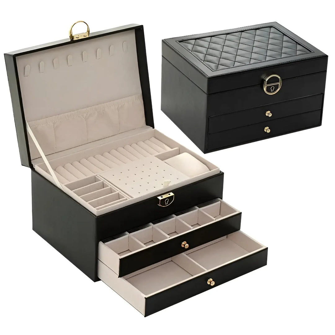 EleganceBox Luxe Sieraaddoos – Meerdere Opbergdoos voor Sieraden