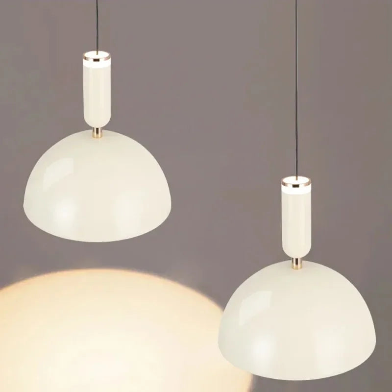 Noordse hoogteverstelbare LED hanglamp - Moderne ijzeren hanglamp voor slaapkamer, woonkamer, studeerkamer en bar (verstelbare hoogte, warm licht)
