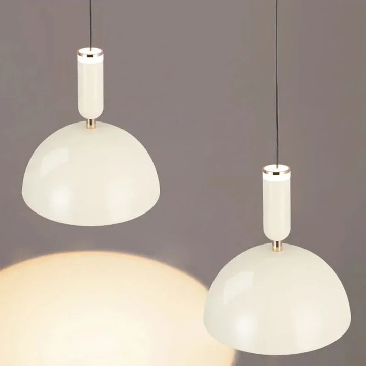 Noordse hoogteverstelbare LED hanglamp - Moderne ijzeren hanglamp voor slaapkamer, woonkamer, studeerkamer en bar (verstelbare hoogte, warm licht)