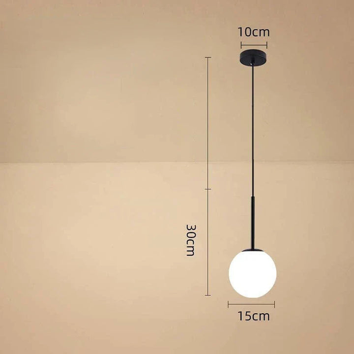Moderne Glasballen Hanglamp – Decoratieve nordic lamp voor eetkamer, slaapkamer en bar