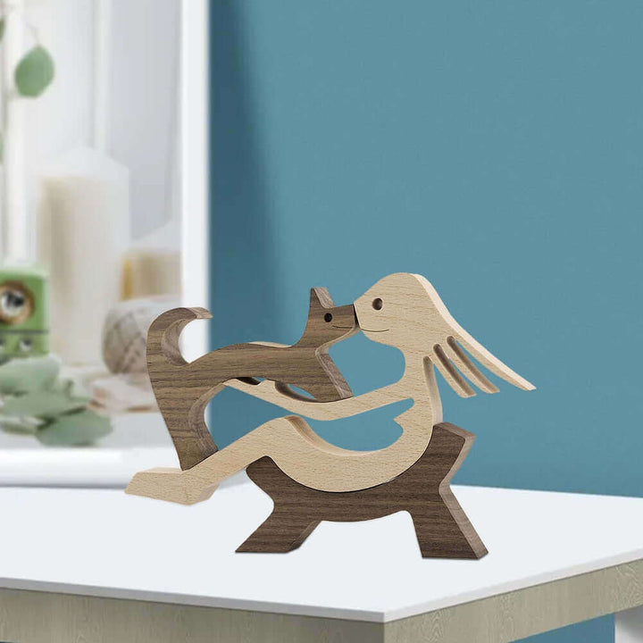 Deense houten dierenornamenten