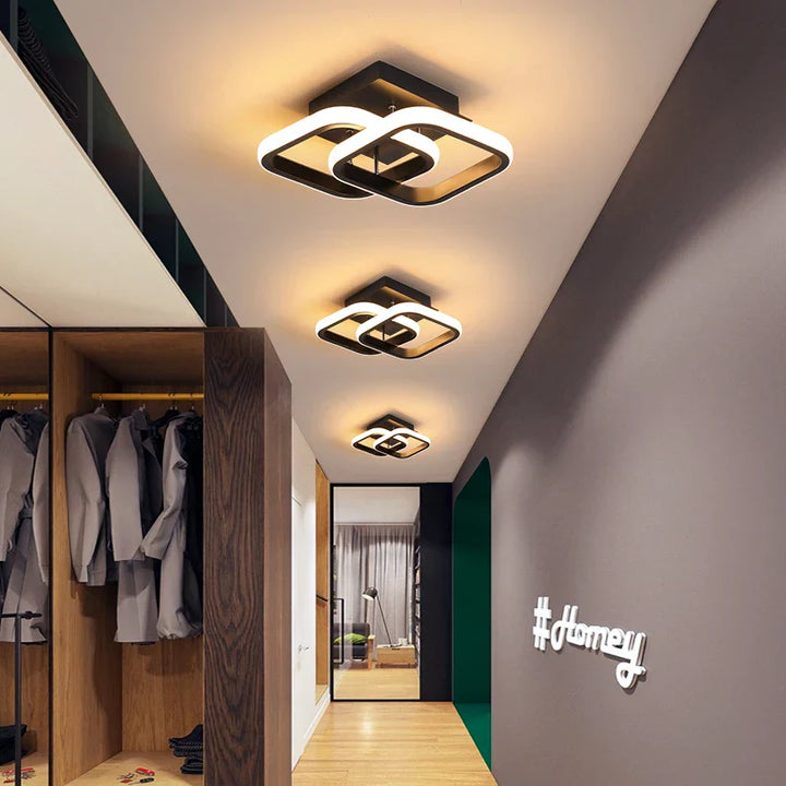 IRALAN Plafondlamp LED gangplafondlamp voor keuken slaapkamer woonkamer balkon ganglamp woondecoratie entree railverlichting