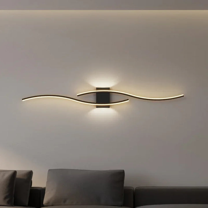 Moderne LED Wandlamp - Zwarte, witte en gouden wandlamp voor woonkamer, slaapkamer, nachtkastje en decoratieve verlichting