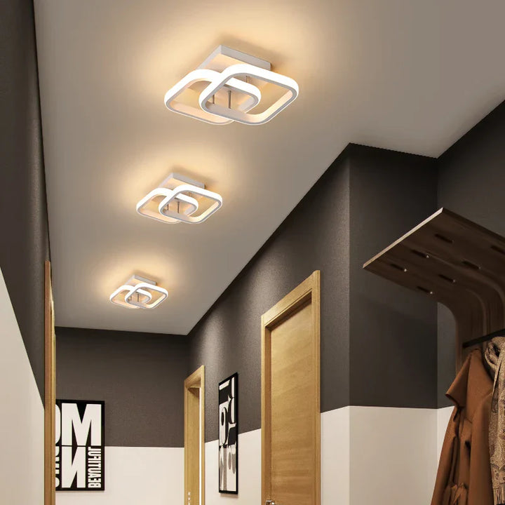 IRALAN Plafondlamp LED gangplafondlamp voor keuken slaapkamer woonkamer balkon ganglamp woondecoratie entree railverlichting