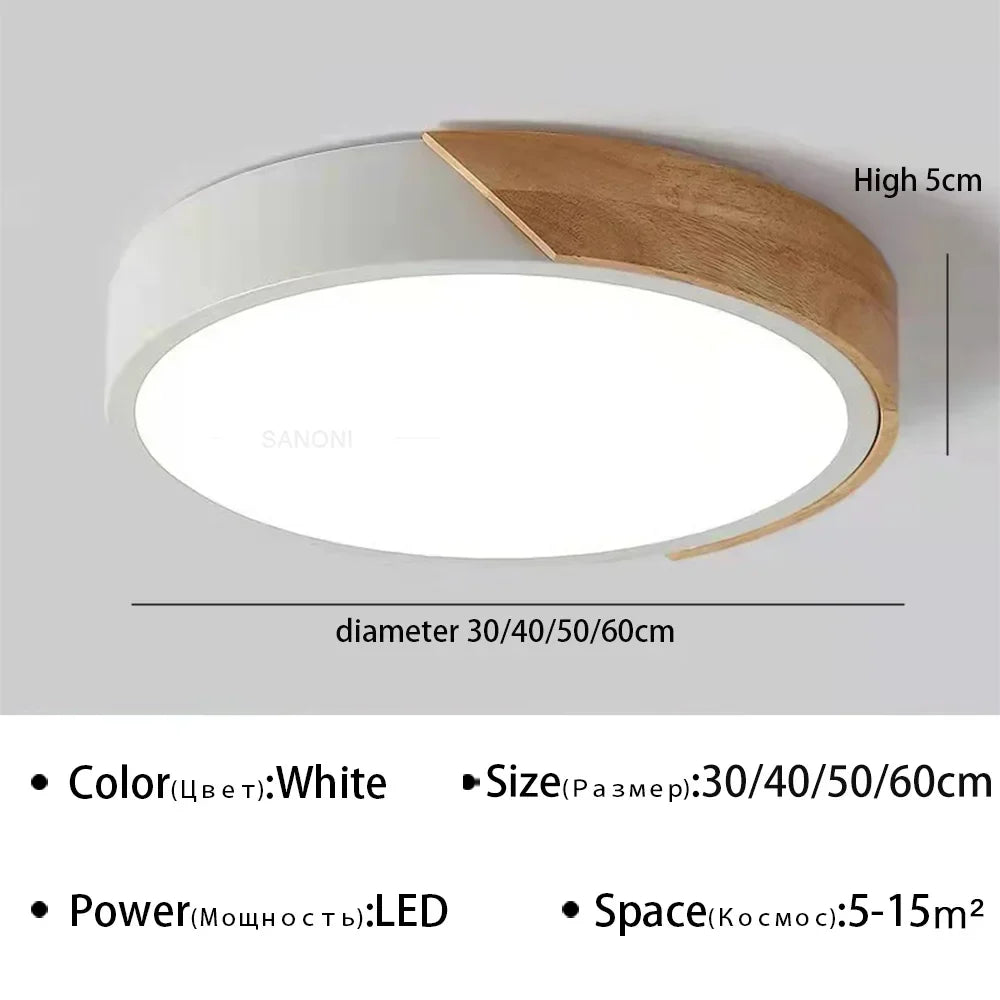 Moderne LED plafondlamp Macaron kroonluchter