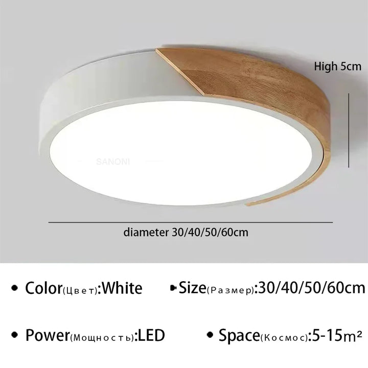 Moderne LED plafondlamp Macaron kroonluchter