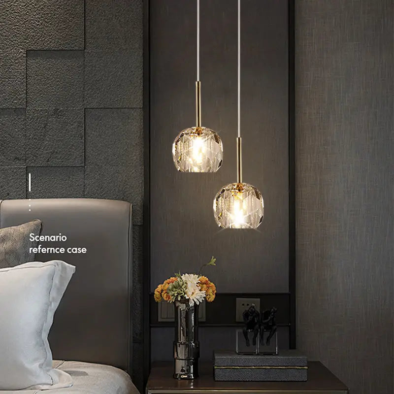 LED Nordic Moderne Kleine Kroonluchter G9 AC90-260V Slaapkamer Nachtkast Kroonluchter Eetkamer Woonkamer Bar Creatieve Kristallen Licht