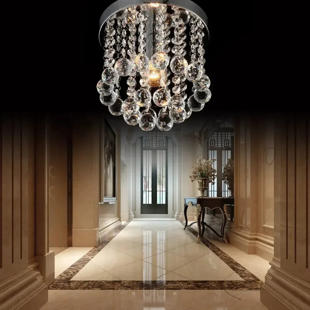 Kristallen plafonnière kristallen kroonluchter - luxe verlichting voor woonkamer, eetkamer, hal en slaapkamer
