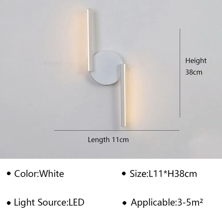 Moderne LED Wandlamp Nachtkastje Sconces - Interieur Verlichting Fixture voor Woonkamer, Slaapkamer, Hotel