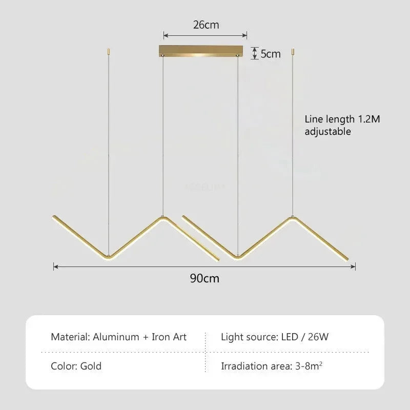 Moderne LED hanglamp - Intelligente afstandsbediening met verstelbare helderheid en kleurtemperatuur voor eetkamer, woonkamer en slaapkamer