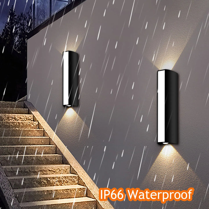 Moderne Lange LED-Wandlamp - Waterdichte Buiten Bewegingssensorlamp, IP66 Beoordeling, AC 85-265V, voor Tuin, Terras en Buitendecoratie