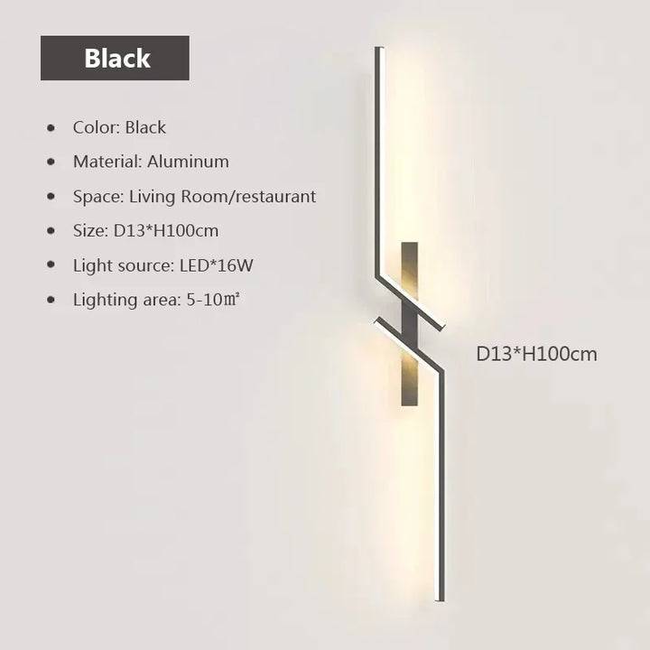 Moderne LED-Wandlamp - Minimalistisch ontwerp, op- en aflicht voor slaapkamer, woonkamer, TV-sofa en lobby - Dimbare wandmontageverlichting