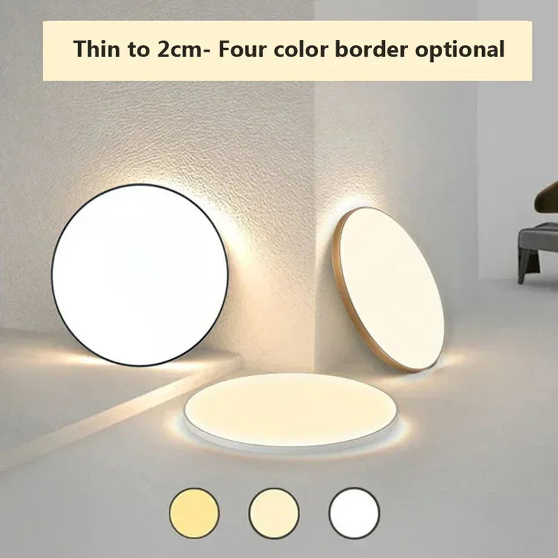 Moderne LED ronde plafondlampen - Plafondlampen voor woonkamer, slaapkamer, badkamer, eetkamer, keuken
