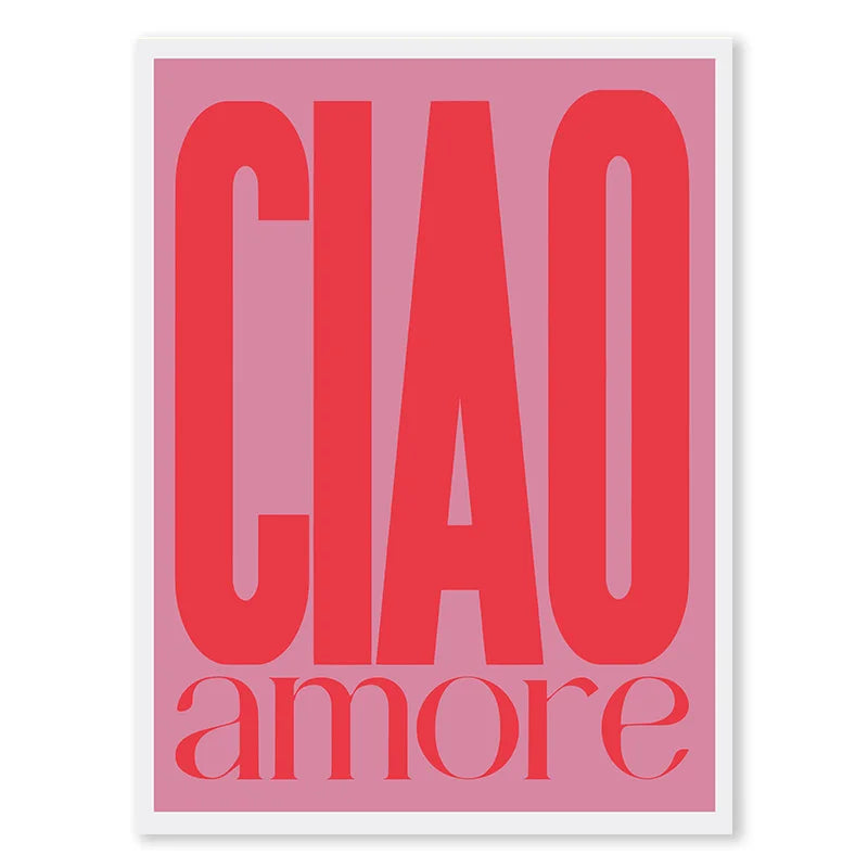 Roze Retro Liefde Quote Wandkunst Fijne Canvasafdrukken Typografische Beelden voor Slaapkamer Woonkamer Hotelkamer Modern Appartement Wanddecoratie