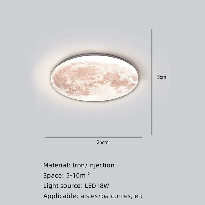 Plafondlamp Artistiek Modern Mondoberfläche