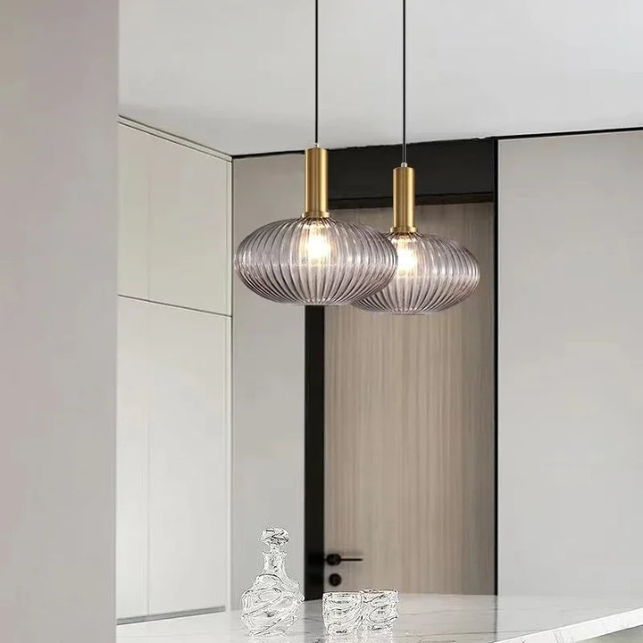Moderne Nordic Glazen Hanglamp – Enkele Kop LED Hanglamp voor Eetkamer, Slaapkamer, Café en Studie – Wit, Groen, Cognac & meer