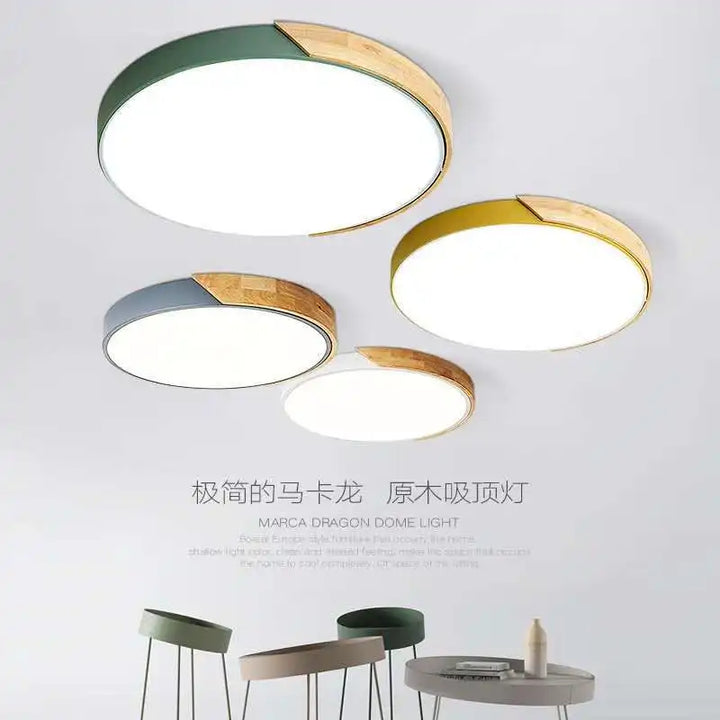 Moderne LED plafondlamp Macaron kroonluchter