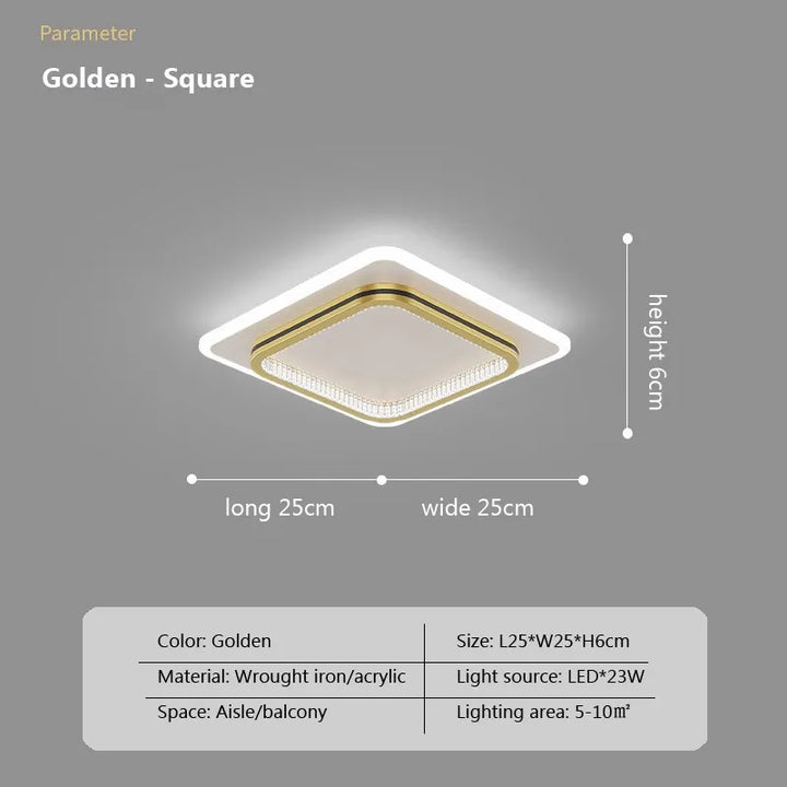 Moderne LED plafondlamp