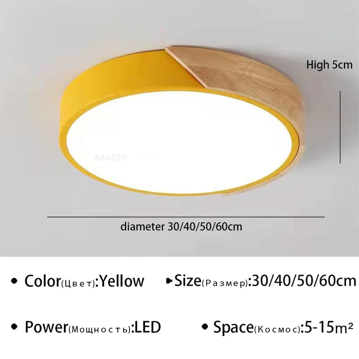 Moderne LED plafondlamp Macaron kroonluchter