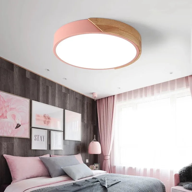Moderne LED plafondlamp Macaron kroonluchter