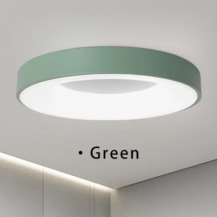 Moderne Macaron LED Plafondlamp - Verstelbaar rond ontwerp met afstandsbediening dimmen voor slaapkamer, woonkamer en gang