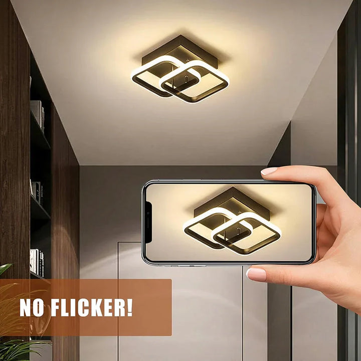 Moderne plafondlamp 85-265V metalen plafondlamp driekleurig licht plafondlamp voor woonkamer gang balkon woondecoratie