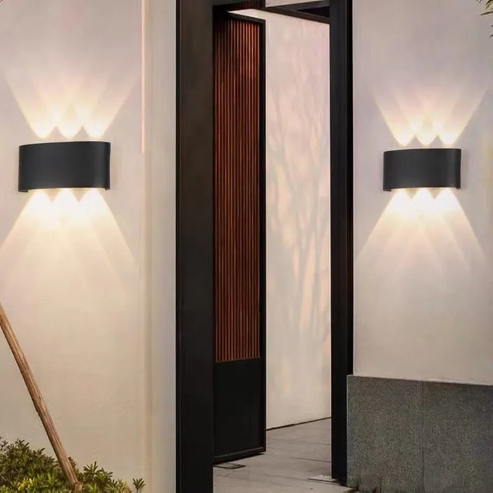 Lichaamsbewegingssensor Wandlamp Waterdicht Buiten LED Wandschakelaar Aan Af Verlichtende Lampen Tuin Binnenplaats Inductiegang Wandlamp