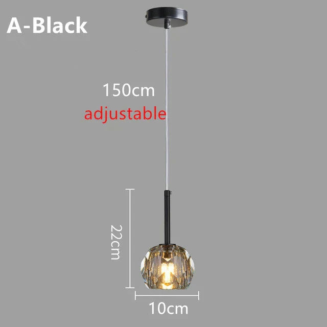 LED Nordic Moderne Kleine Kroonluchter G9 AC90-260V Slaapkamer Nachtkast Kroonluchter Eetkamer Woonkamer Bar Creatieve Kristallen Licht