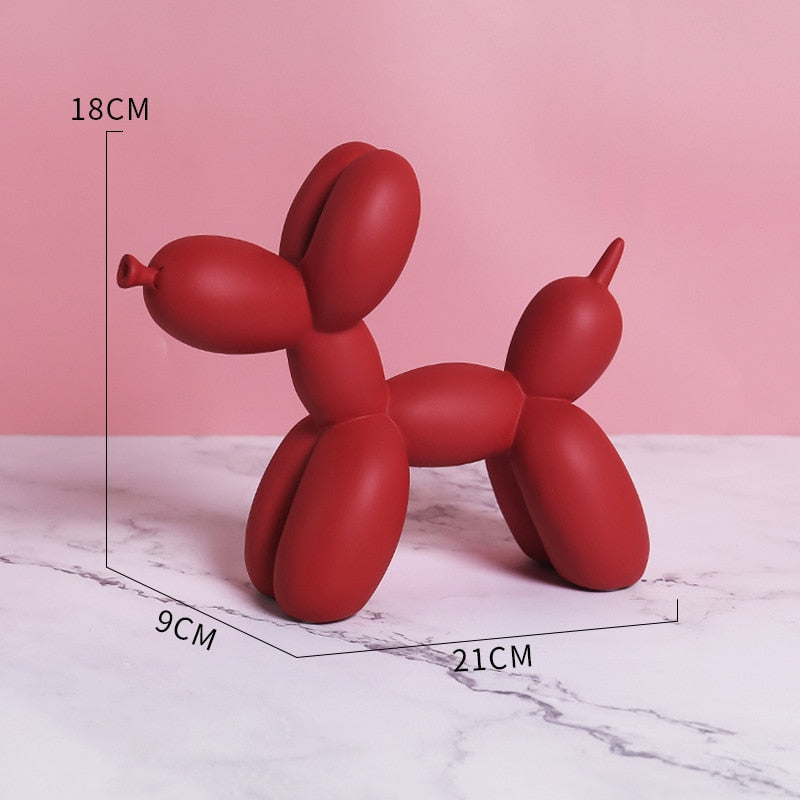 Luxe woningdecoratie, ballon hond decor, bureau accessoires, dierenversiering, moderne populaire kunst, Nordic beelden
