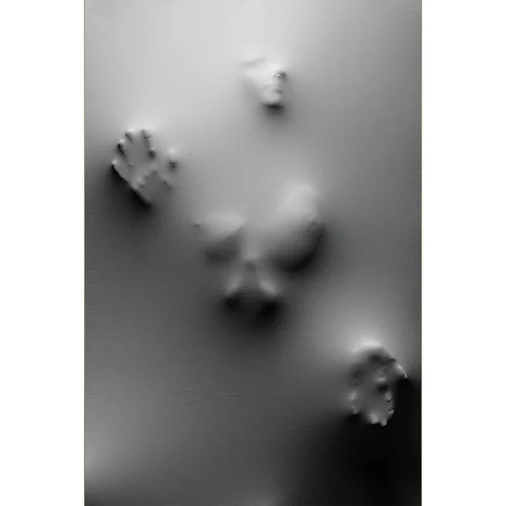 Moderne Kunst Abstracte Geestfiguren Op De Muur Canvasprints Zwart Witte Muurkunst Posters Foto's Voor Woonkamer Slaapkamer Kunst Decor