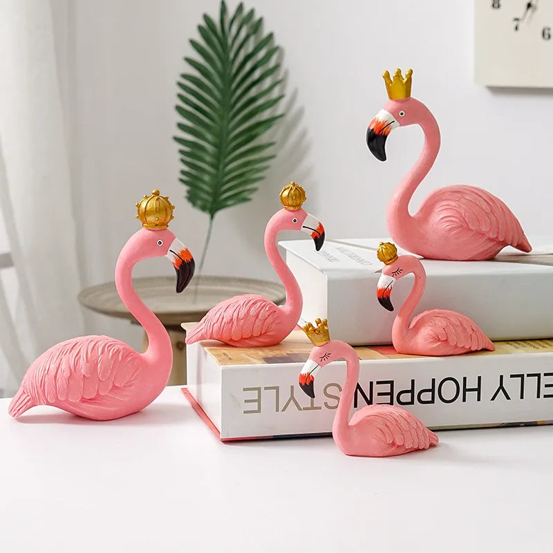 Noordse Flamingo Beeld Figur Standbeeld Sculptuur Woonkamer Kantoor Bruiloft Feest Ornamenten Huishouddecoratie Decoratieaccessoires
