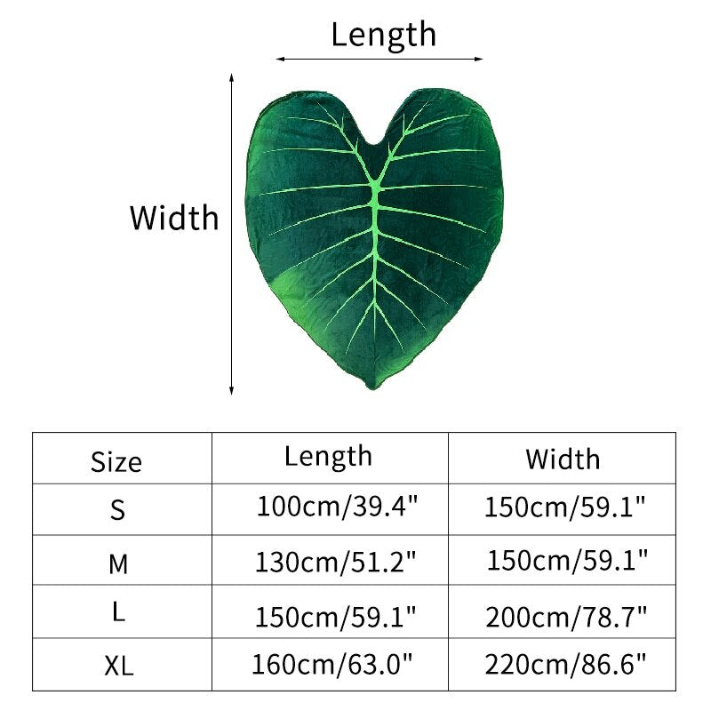 Arosta | Super Zachte Giant Leaf Deken