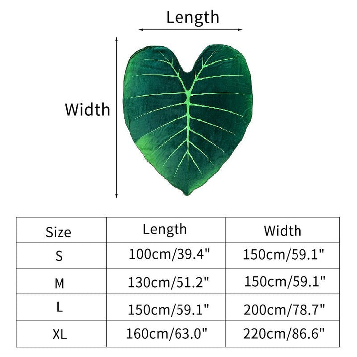 Arosta | Super Zachte Giant Leaf Deken