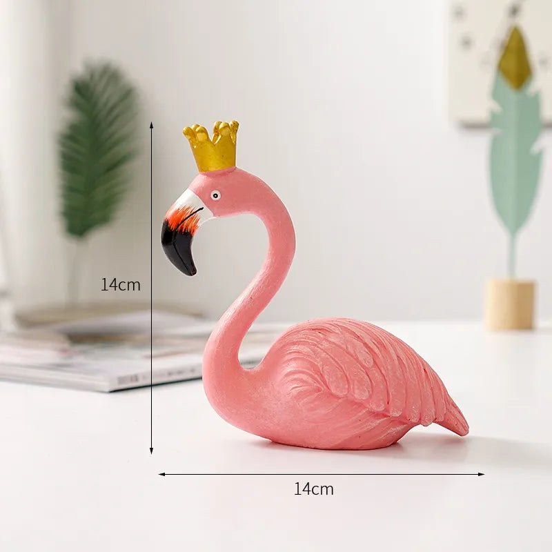 Noordse Flamingo Beeld Figur Standbeeld Sculptuur Woonkamer Kantoor Bruiloft Feest Ornamenten Huishouddecoratie Decoratieaccessoires
