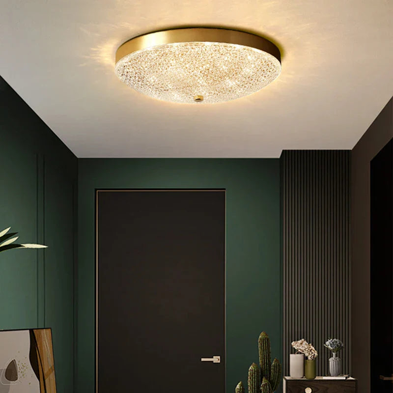 Modern gouden LED plafondchandelier – Hanglamp voor woonkamer, balkon, slaapkamer en binneninrichting