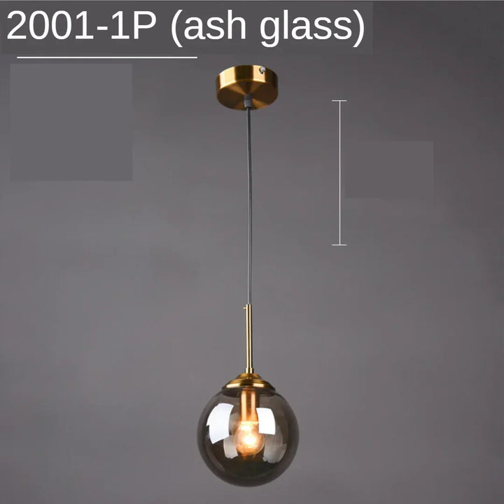Moderne glas hanglampen voor slaapkamer nachttafel badkamer hanglamp plafondlampen hotel restaurant decoratie ring