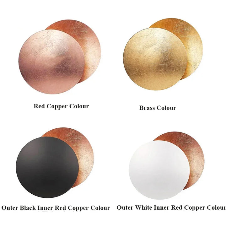 Moderne Eclipse Wandlamp – Ronde LED-wandlamp voor slaapkamer, gang, hal en woonkamer