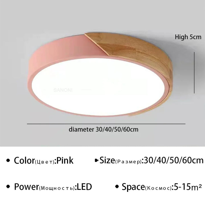 Moderne LED plafondlamp Macaron kroonluchter