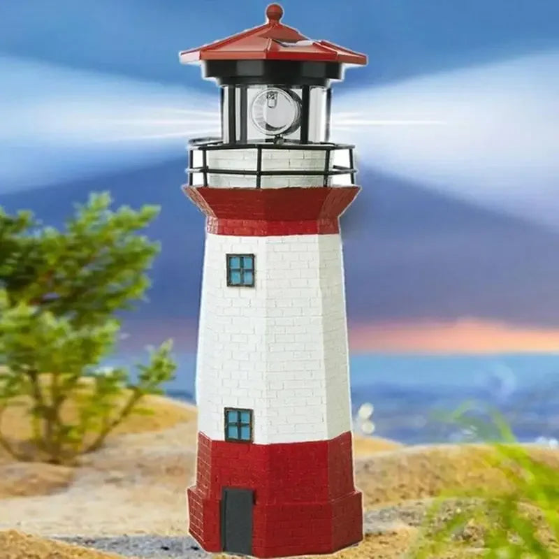 LED vuurtoren solar buiten landschap lamp