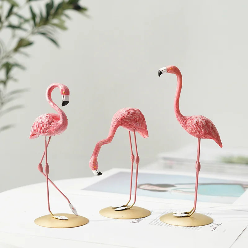 Noordse Flamingo Beeld Figur Standbeeld Sculptuur Woonkamer Kantoor Bruiloft Feest Ornamenten Huishouddecoratie Decoratieaccessoires