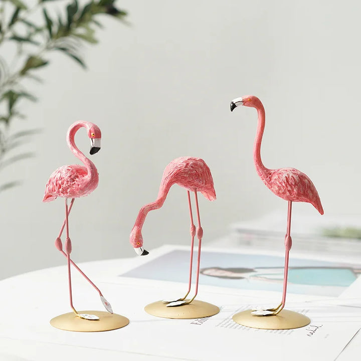 Noordse Flamingo Beeld Figur Standbeeld Sculptuur Woonkamer Kantoor Bruiloft Feest Ornamenten Huishouddecoratie Decoratieaccessoires