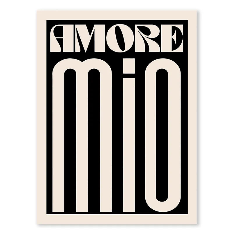 Roze Retro Liefde Quote Wandkunst Fijne Canvasafdrukken Typografische Beelden voor Slaapkamer Woonkamer Hotelkamer Modern Appartement Wanddecoratie