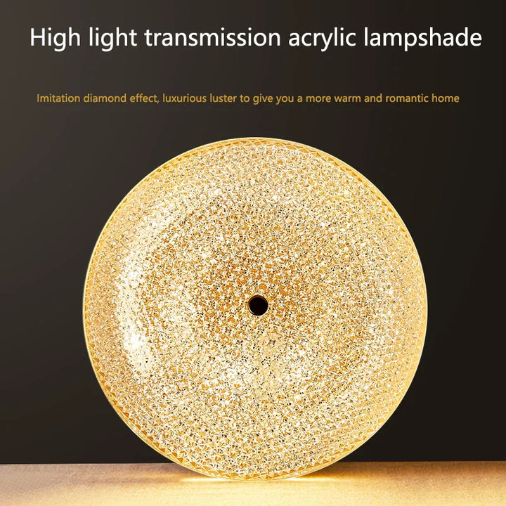 Modern gouden LED plafondchandelier – Hanglamp voor woonkamer, balkon, slaapkamer en binneninrichting